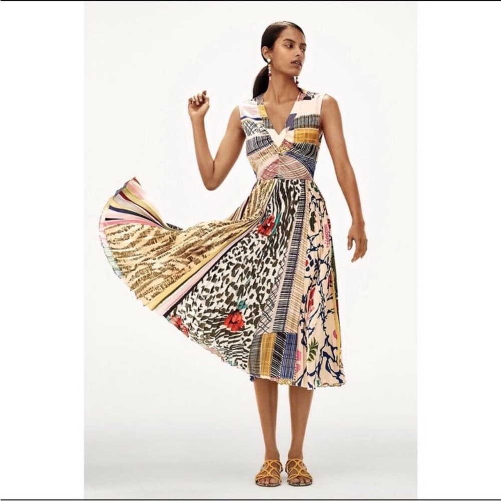 Anthropologie Jacinta Pleated Dress – Size 6